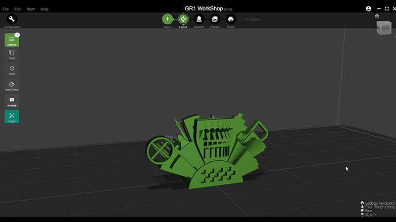 Обзор 3D принтера Wanhao GR1