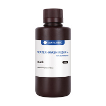 Фотополимерная смола Anycubic Water-Wash Resin +, черная (0,5 кг)