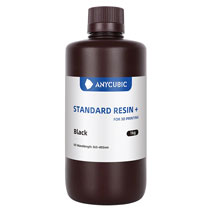 Фотополимерная смола Anycubic Standard Resin+, черная (1 кг)