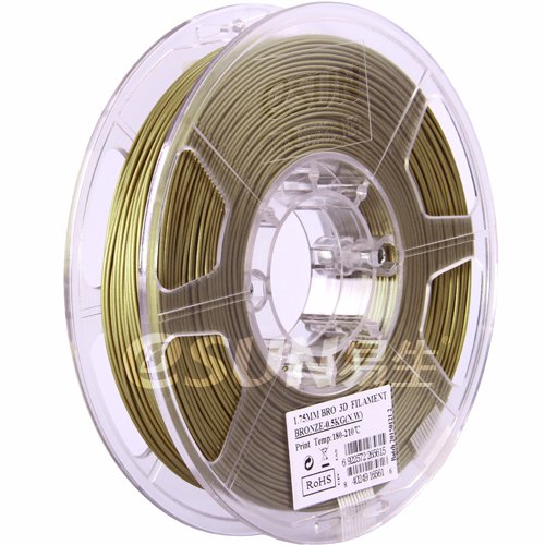 Катушка пластика Bronze ESUN 1.75 мм 0,5кг. (BRO175A05)