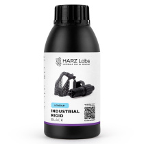Фотополимерная смола HARZ Labs Industrial Rigid Black, черная (0,5 кг)