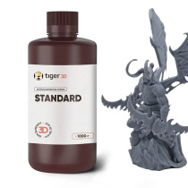 Фотополимерная смола Tiger 3D Standard Resin, серая (1 кг)
