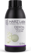 Фотополимерная смола HARZ Labs Dental Yellow Clear, прозрачный желтый (500 гр)