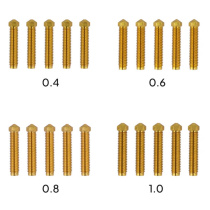 Набор сопел из латуни для 3Д принтера Elegoo OrangeStorm Giga (20 шт)
