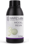 Фотополимерная смола HARZ Labs Model Resin, прозрачный натуральный (0,5 кг)