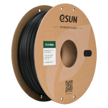 Катушка PLA-Matte пластика ESUN 1.75 мм 1кг, черная (PLA-MT175B1P1)