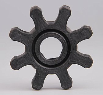 Катушка ASA+ пластика ESUN 1.75 мм, 1кг, черная (ASA+P175B1)