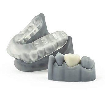 Фотополимерная смола HARZ Labs Dental Splint Soft, прозрачная (0,5 кг)