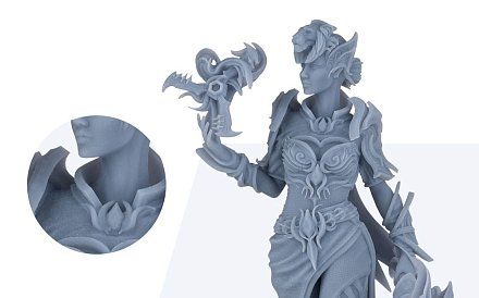 Фотополимерная смола Anycubic Water-Wash Resin +, черная (0,5 кг)