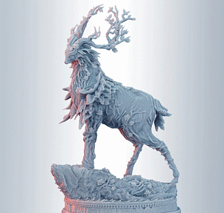 Фотополимерная смола Anycubic Water-Wash Resin +, прозрачная (0,5 кг)
