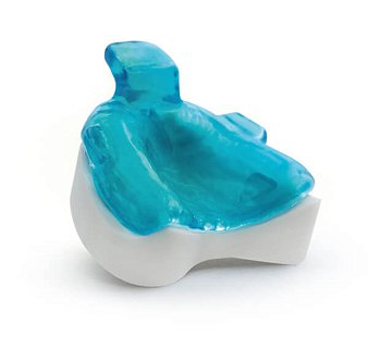 Фотополимерная смола HARZ Labs Dental Tray V2, синяя полупрозрачная (0.5 кг)